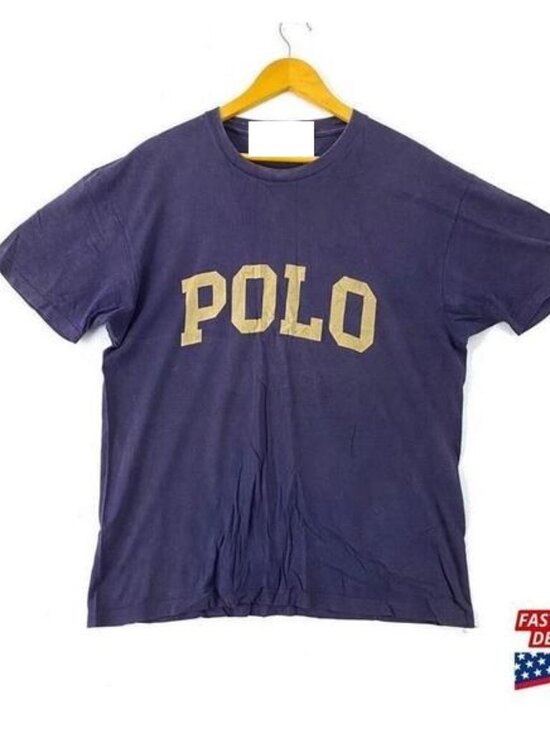 Tops - Retro 90S Polo Ralph Lauren Tennis Stadium 92 Indian Tee